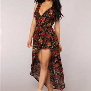 Floral Maxi Romper